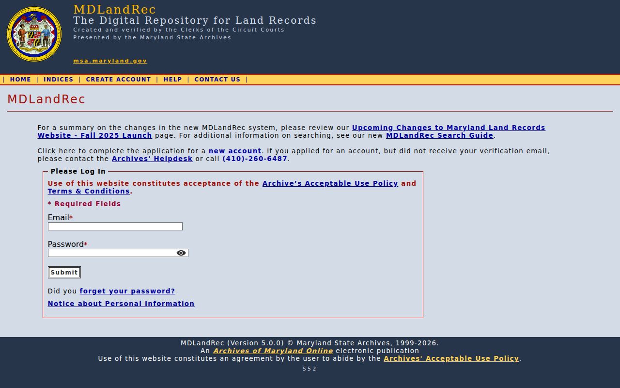 Laurel people search through Maryland Land Records Online